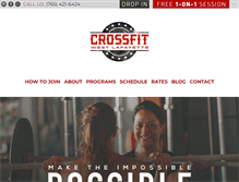 Tablet Screenshot of crossfitwestlafayette.com